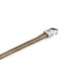 Sand Brown Cromer Silver and Rope Bracelet