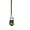 Khaki Green Dundee Silver and Rope Bracelet