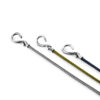 Khaki Green Heysham Silver and Rope Bracelet