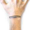 Sand Brown Hove Silver and Rope Bracelet