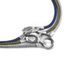 Sand Brown Montrose Silver and Rope Bracelet