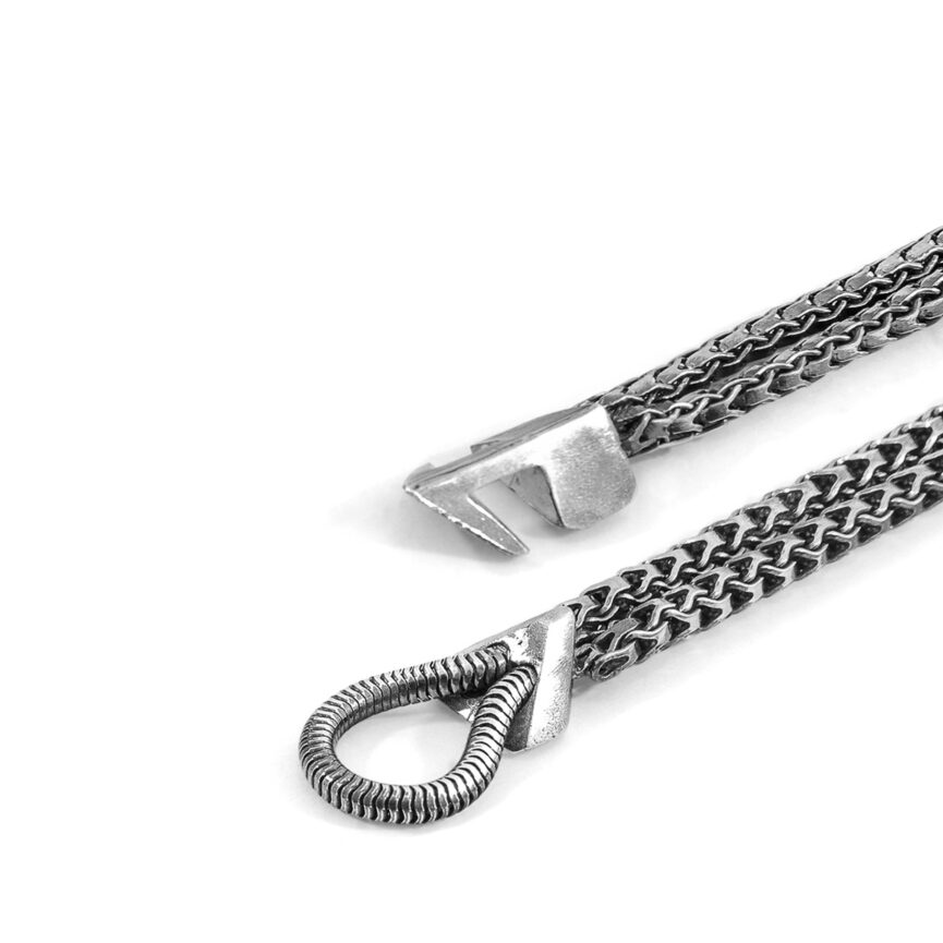 Brixham Mooring Silver Chain Bracelet