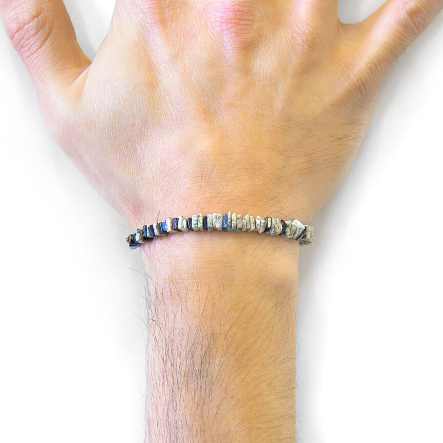 White Jasper Innot Silver and Stone Bracelet