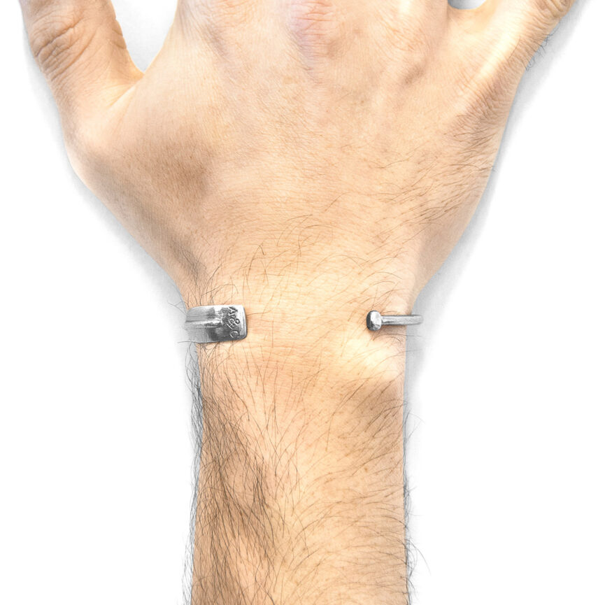 Paddle Navigation Silver Bangle