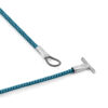 Ocean Blue Cambridge Silver and Rope Bracelet