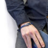 Delta Anchor Silver Chain Bracelet