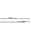 Lateen Sail Silver Chain SKINNY Bracelet