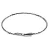 Lateen Sail Silver Chain SKINNY Bracelet