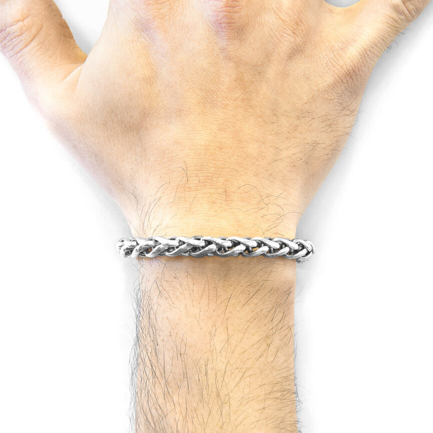 Staysail Sail Silver Chain Bangle