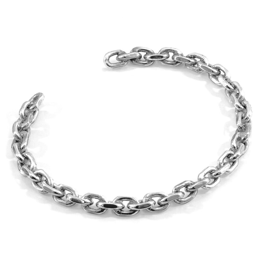 Halyard Sail Silver Chain Bangle