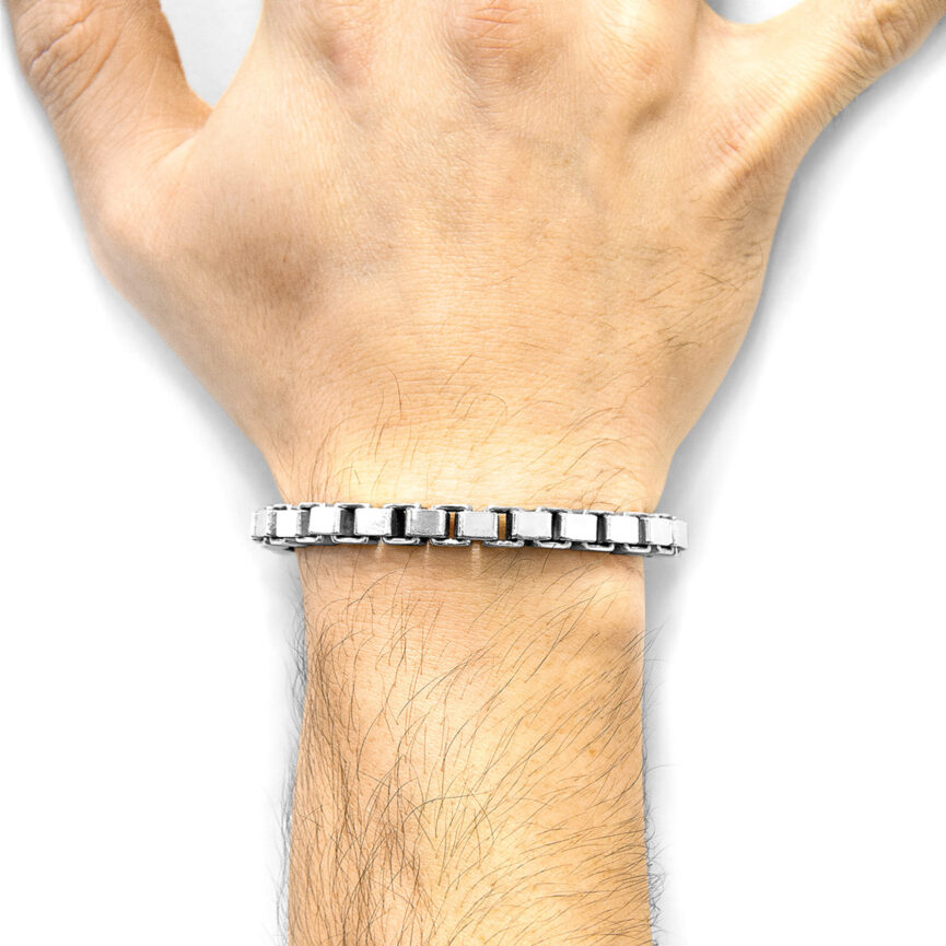 Lateen Sail Silver Chain Bangle
