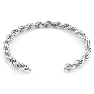 Royal Sail Silver Chain Bangle