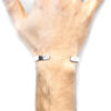 Axton Anchor Cutout Wayfarer Silver Bangle