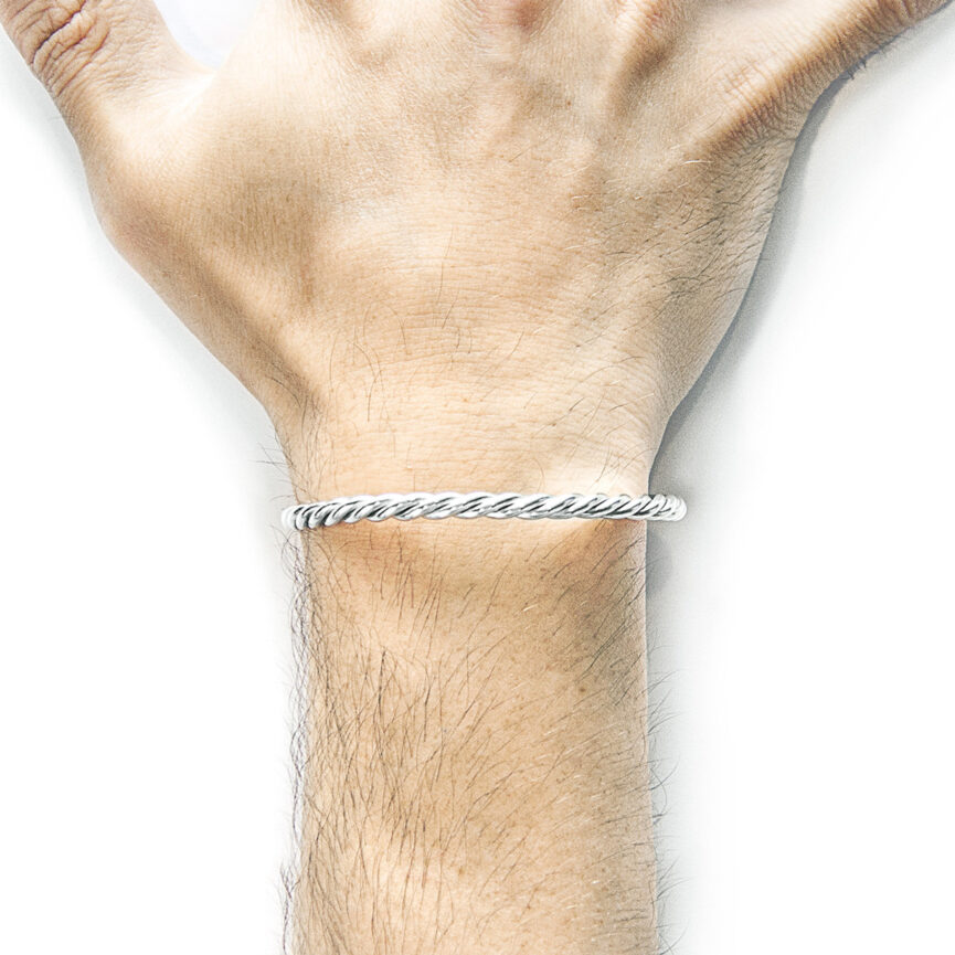 Gammell Full Rope Wayfarer Silver Bangle