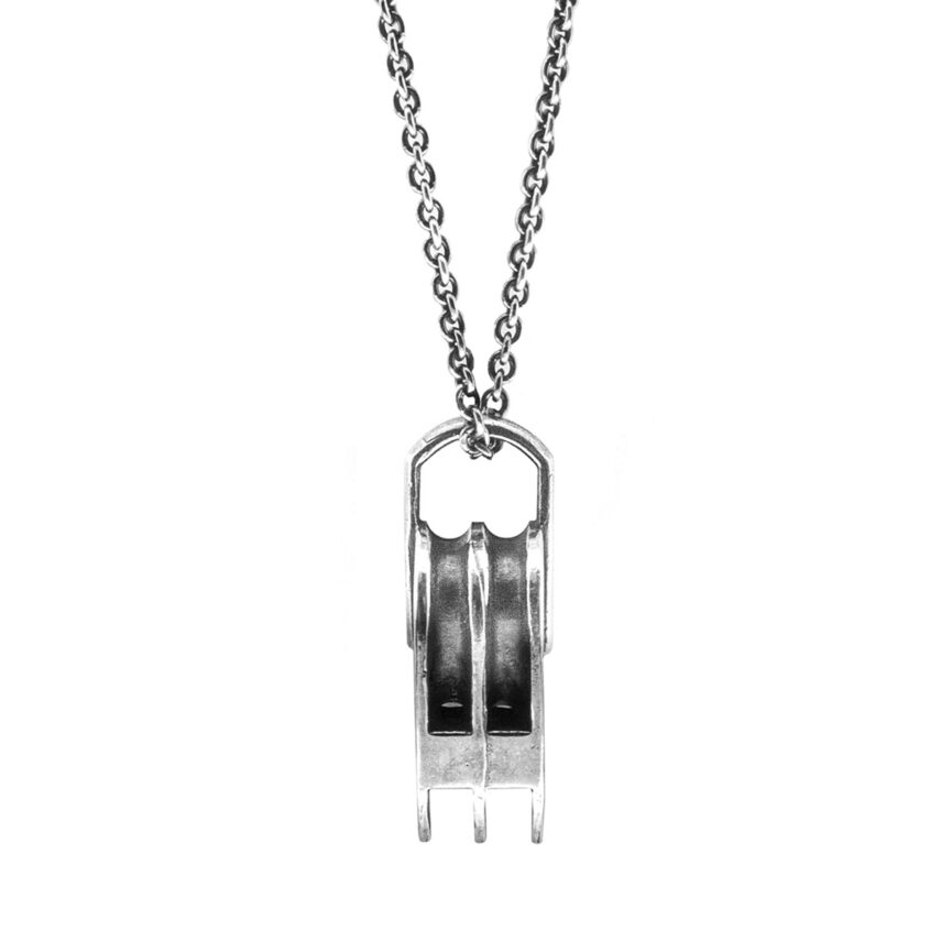 Tyne Pulley Silver Necklace Pendant