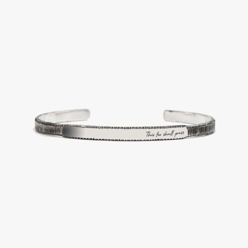 Etched and Polished Cuff