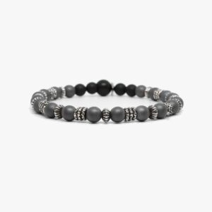 Hematite, Faceted Sterling Beads