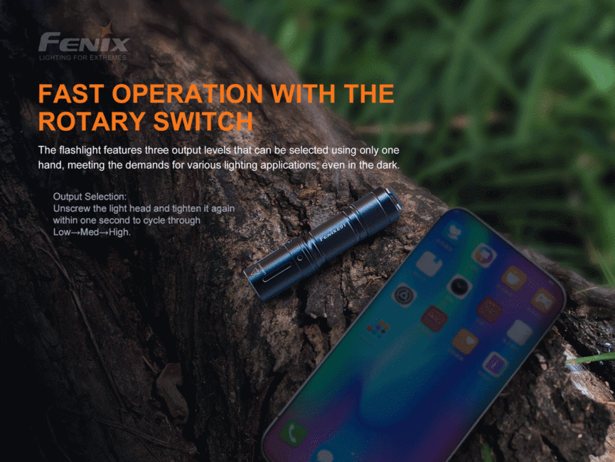 Fenix E01 V2.0 AAA Flashlight