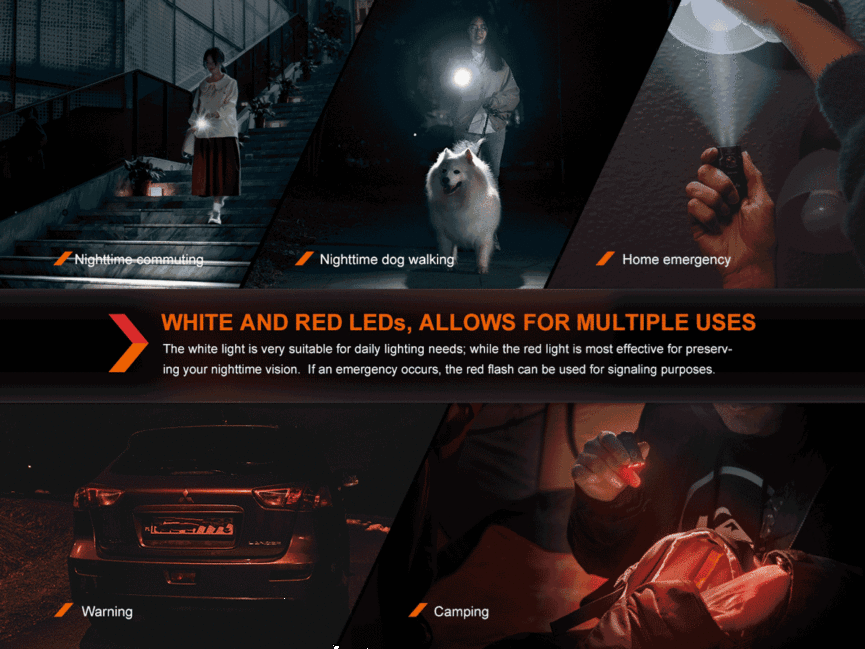 Fenix E03R V2.0 Keychain Flashlight