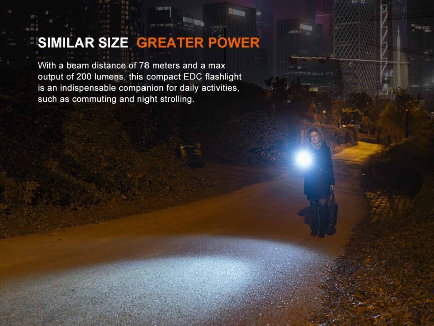 Fenix E12 V3.0 AA-Powered EDC Flashlight