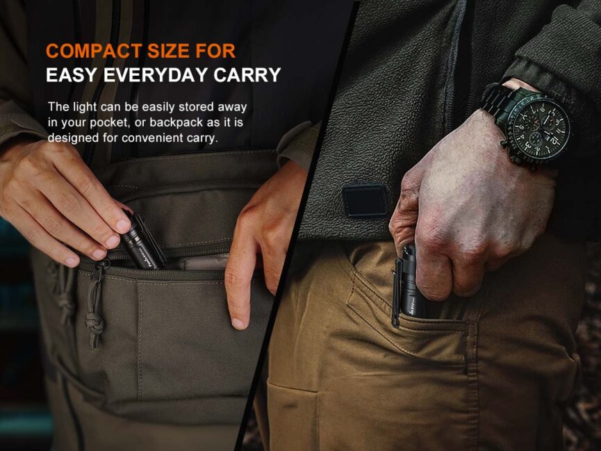 Fenix E12 V3.0 AA-Powered EDC Flashlight