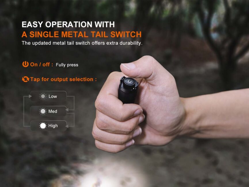 Fenix E12 V3.0 AA-Powered EDC Flashlight