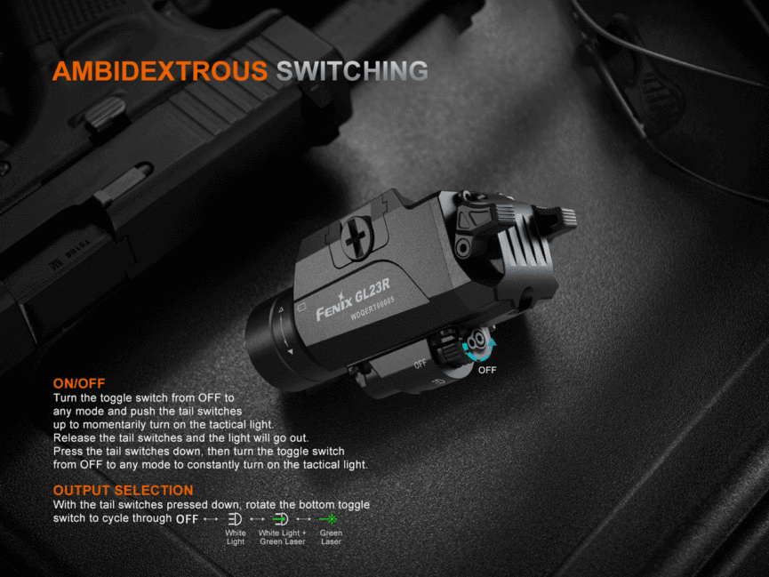 Fenix GL23R Rechargeable Weapon Light