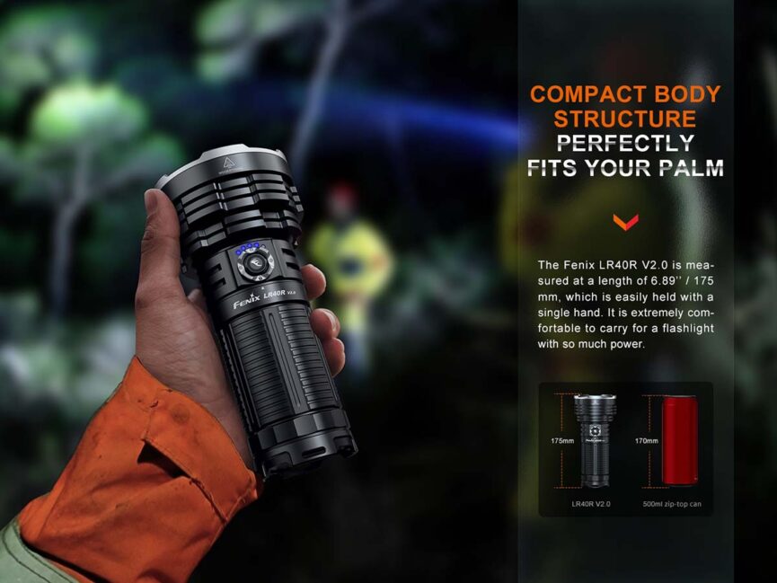 Fenix LR40R V2.0 Search Flashlight - 15000 Lumens