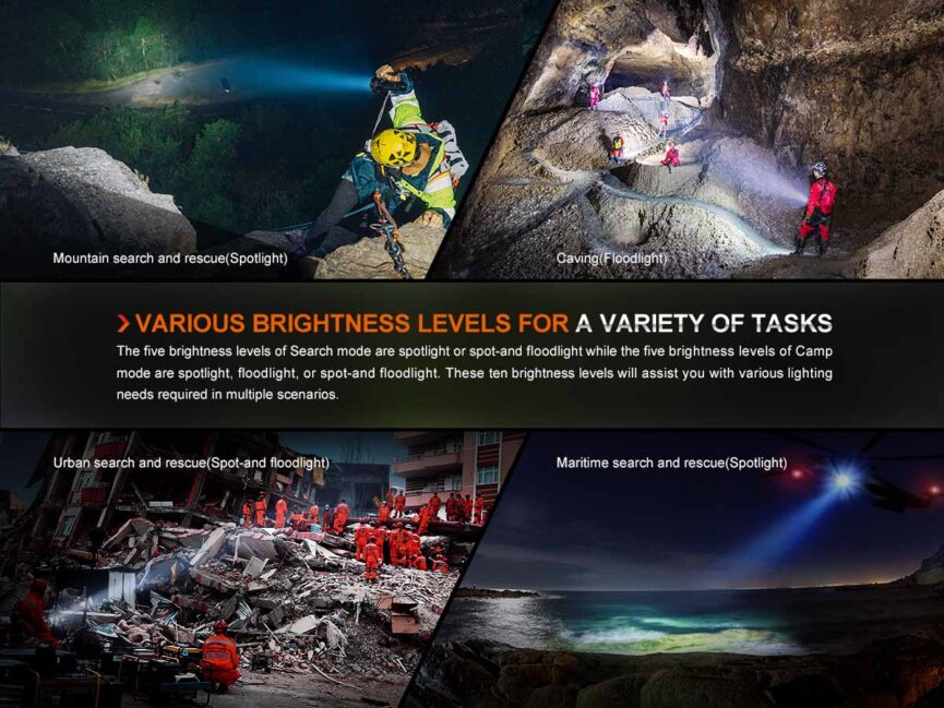 Fenix LR60R Search Flashlight