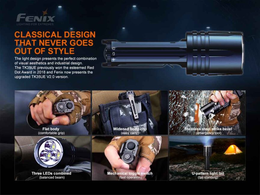 Fenix TK35UE V2.0 Flashlight
