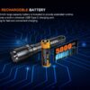 Fenix WF25RM Rechargeable Work Flashlight with Charging Dock