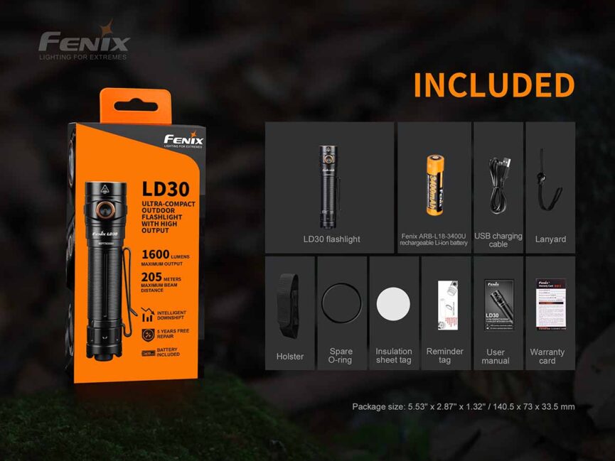 Fenix LD30 Flashlight