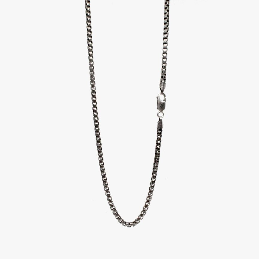 Sterling Silver Box Chain Necklace