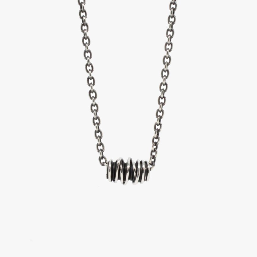 Sterling Wire Wrap Necklace