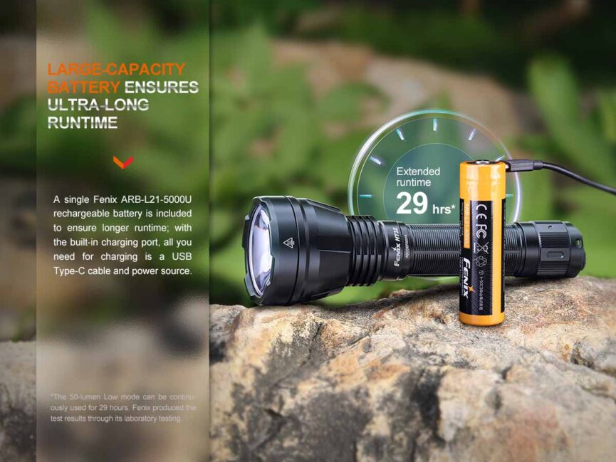 Fenix HT32 Flashlight with Red/Green LEDs