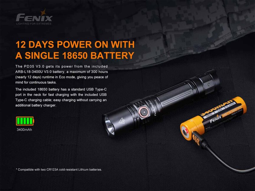 Fenix PD35 V3.0 Flashlight