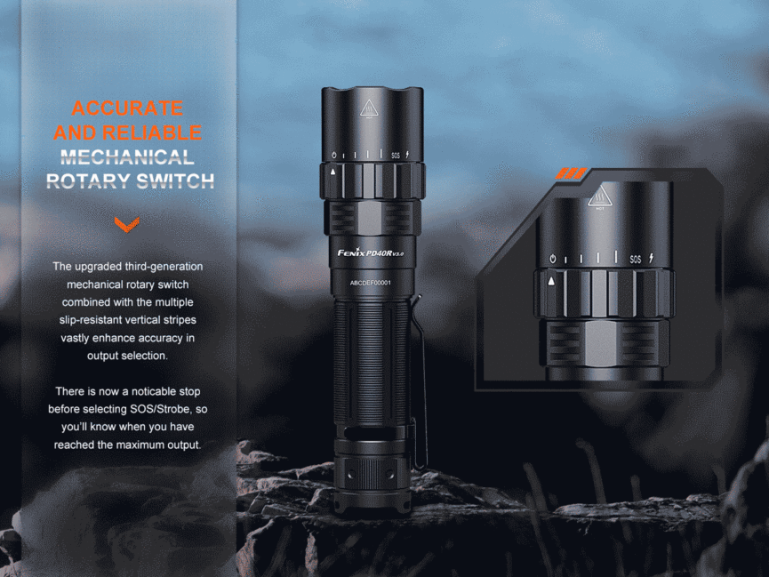 Fenix PD40R V3.0 Rechargeable Flashlight