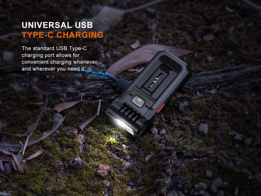 Fenix SW05R-RED Clip On Flashlight with Red Light