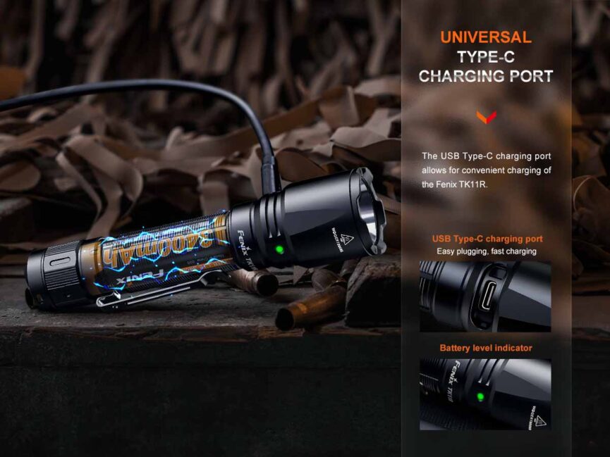 Fenix TK11R Rechargeable Tactical Flashlight