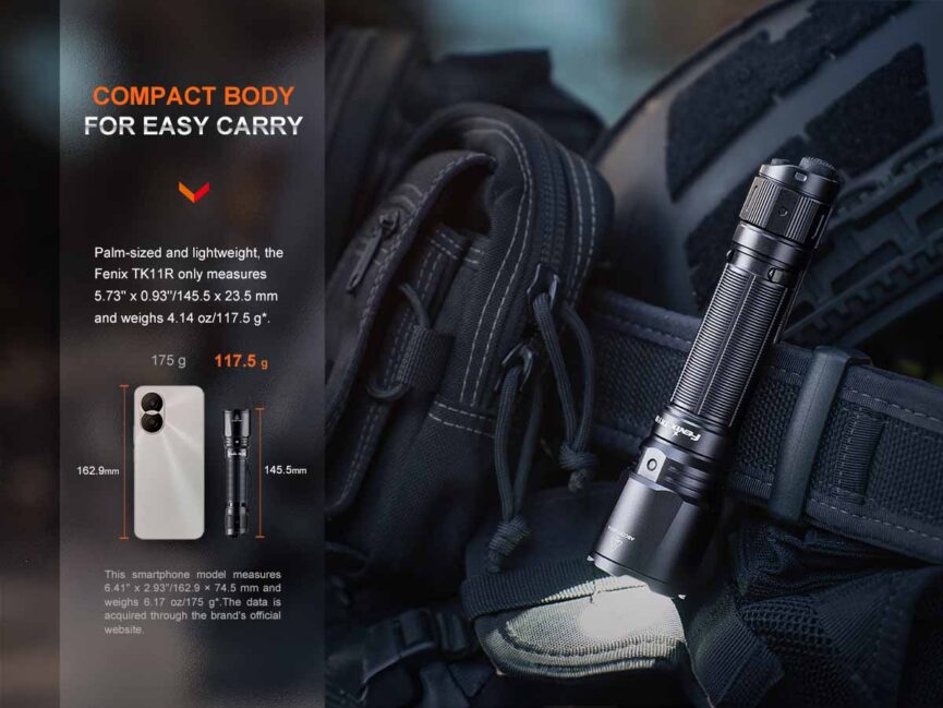 Fenix TK11R Rechargeable Tactical Flashlight