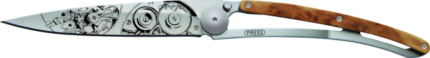 Deejo 37g, Juniper Wood / Watch Movement