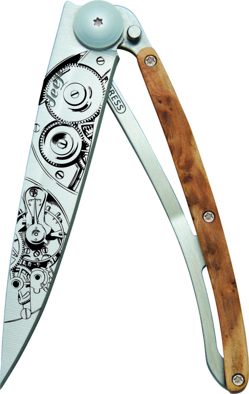 Deejo 37g, Juniper Wood / Watch Movement