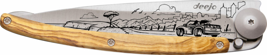 Deejo 37g, Olive Wood / Highway One (NEW)