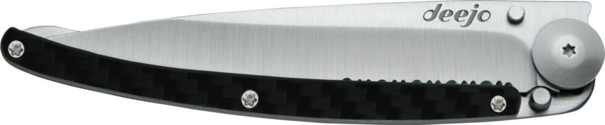 Deejo Serrated 37g, Carbon Fiber