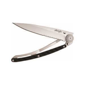 Deejo Serrated 37g, Carbon Fiber