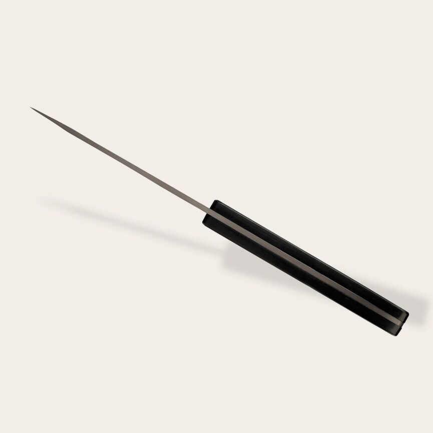 4 Deejo Steak Knives, Ebony Wood / Japanese