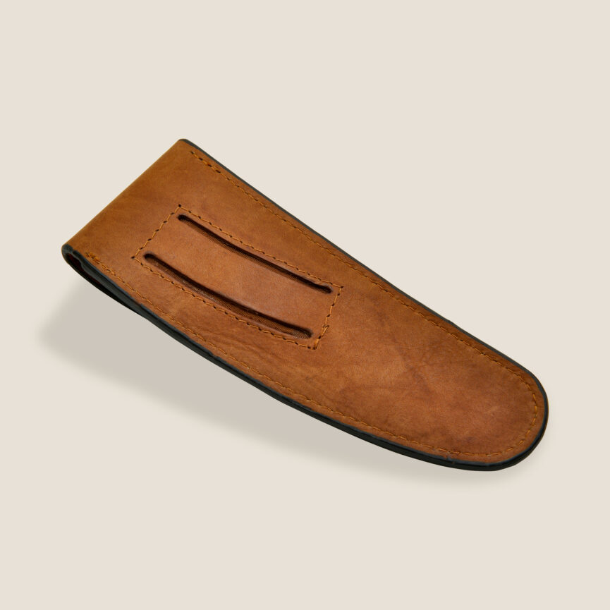 Deejo 37g, Belt Leather Sheath, Natural