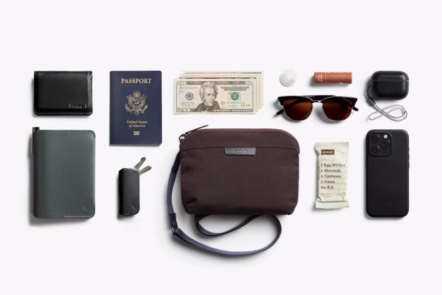 Tokyo Side Bag (deep plum) - Bellroy
