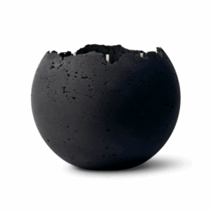 Konzuk - Orbis Concrete Candle (black)