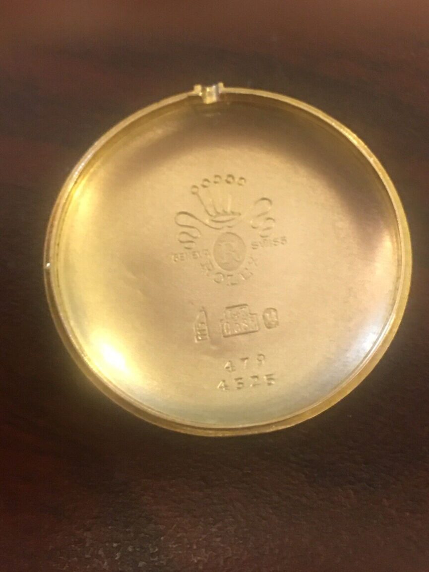 Vintage Rolex 4325 14K Rose Gold Jumbo Watch- Serviced - Exc. Original Condition